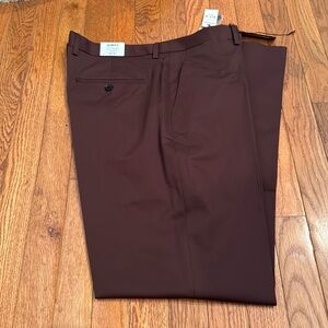 Express Burgundy Slim Fit Photographer Dress Pant 34/34